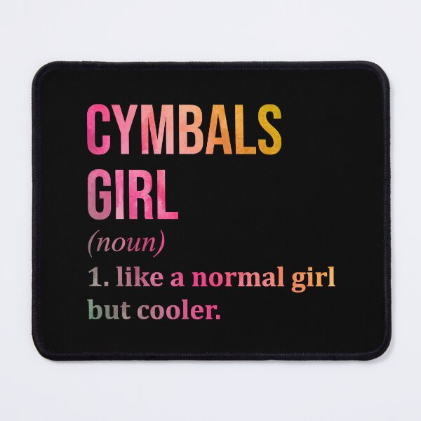 Item preview, Cymbals Girl Definition Cymbal in Watercolor designed and sold by XCIV.