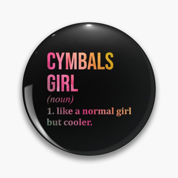 Item preview, Cymbals Girl Definition Cymbal in Watercolor designed and sold by XCIV.