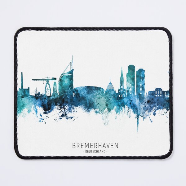 Item preview, Bremerhaven Germany Skyline designed and sold by ArtPrints.