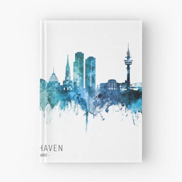 Artikelvorschau, Bremerhaven Deutschland Skyline entworfen und verkauft von ArtPrints.