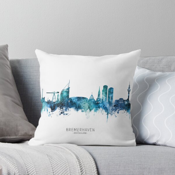 Artikelvorschau, Bremerhaven Deutschland Skyline entworfen und verkauft von ArtPrints.