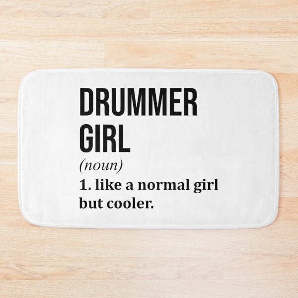 Item preview, Drummer Girl Definition Drums designed and sold by XCIV.