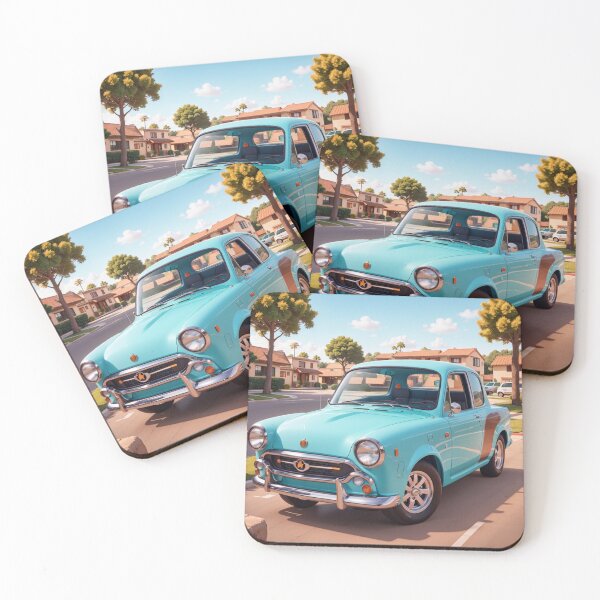 Item preview, 008 Classic Car in California Street designed and sold by Alexis Art Collection.