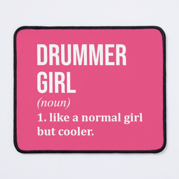 Item preview, Drummer Girl Definition Drums for Women designed and sold by XCIV.