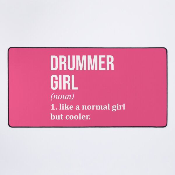 Item preview, Drummer Girl Definition Drums for Women designed and sold by XCIV.