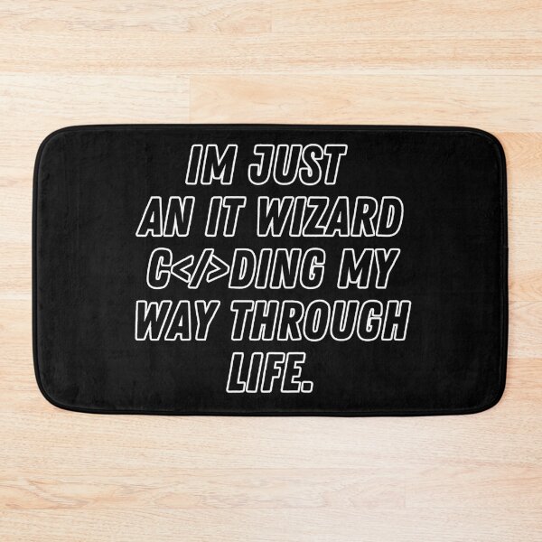 Item preview, Im Just an IT Wizard Coding My Way Through Life designed and sold by FunkyMelon.