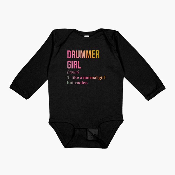 Item preview, Drummer Girl Definition Drums in Watercolor designed and sold by XCIV.
