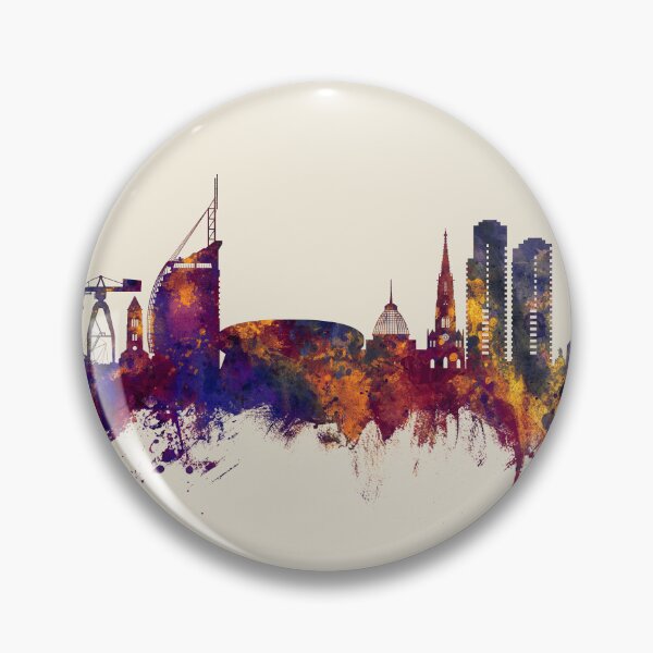 Artikelvorschau, Bremerhaven Deutschland Skyline entworfen und verkauft von ArtPrints.