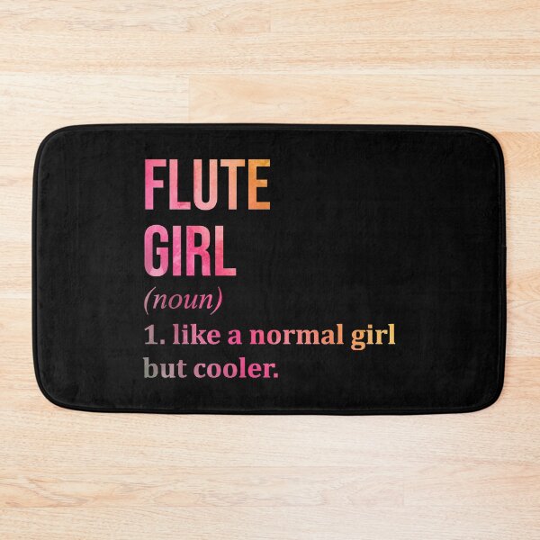 Item preview, Flute Girl Definition Flute in Watercolor designed and sold by XCIV.