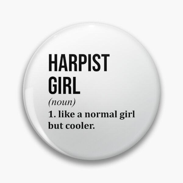 Item preview, Harpist Girl Definition Harp designed and sold by XCIV.