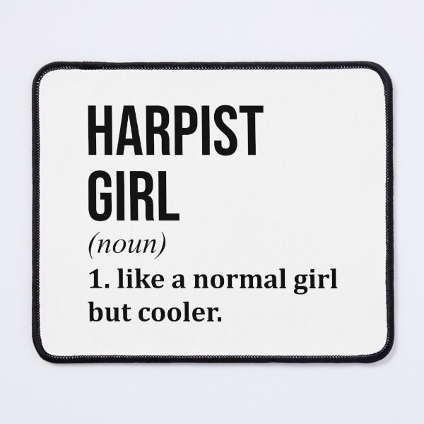 Item preview, Harpist Girl Definition Harp designed and sold by XCIV.