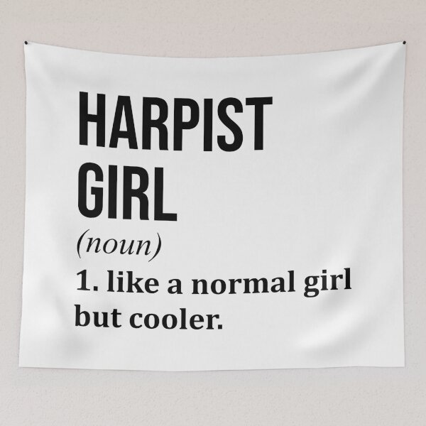 Item preview, Harpist Girl Definition Harp designed and sold by XCIV.