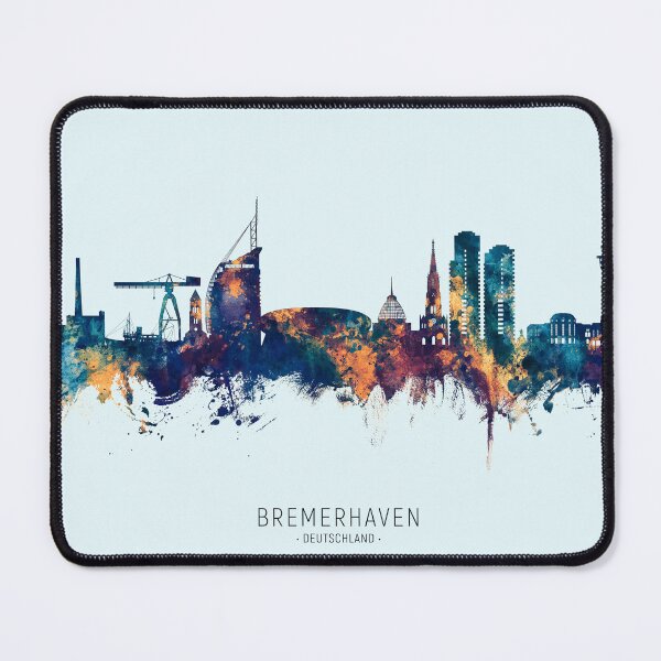 Item preview, Bremerhaven Germany Skyline designed and sold by ArtPrints.