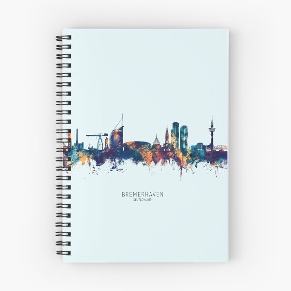Artikelvorschau, Bremerhaven Deutschland Skyline entworfen und verkauft von ArtPrints.