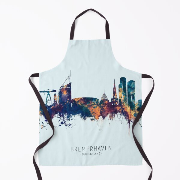 Artikelvorschau, Bremerhaven Deutschland Skyline entworfen und verkauft von ArtPrints.