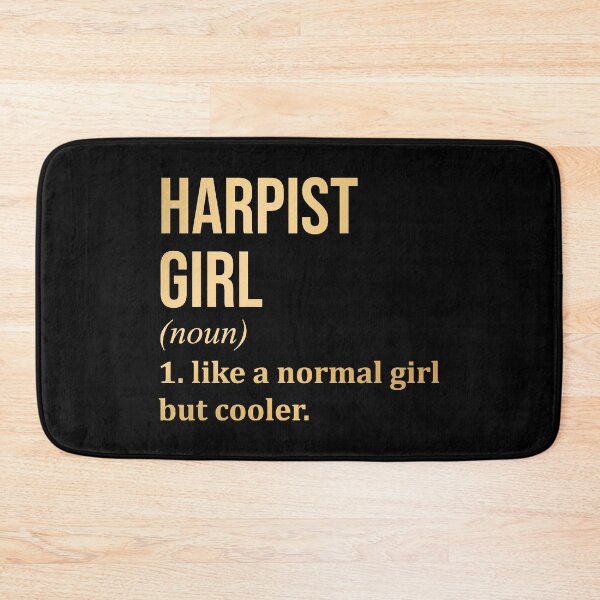 Item preview, Harpist Girl Definition Harp in Gold designed and sold by XCIV.