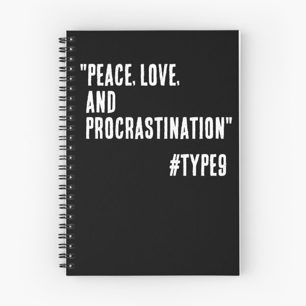 Item preview, Enneagram Type 9 Funny Quote Peace Love and Procrastination The Peacekeeper designed and sold by JapanBubble.