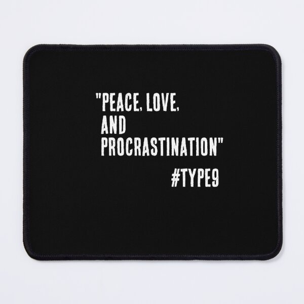 Item preview, Enneagram Type 9 Funny Quote Peace Love and Procrastination The Peacekeeper designed and sold by JapanBubble.