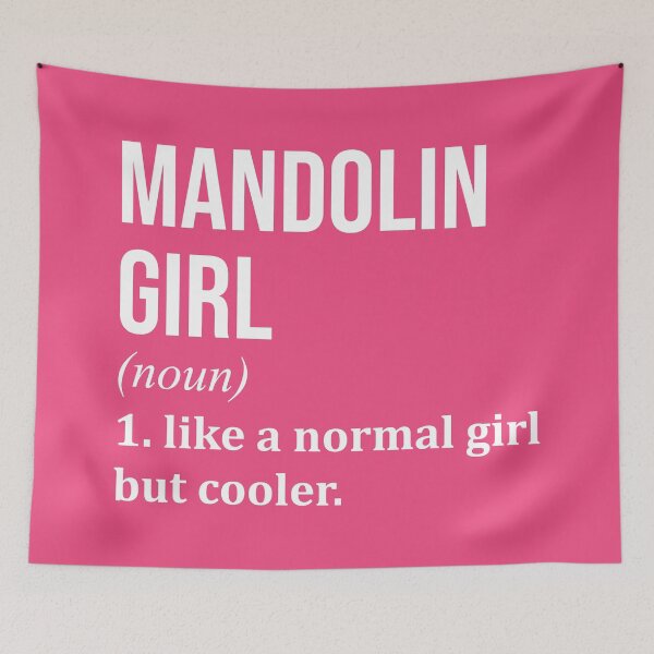 Item preview, Mandolin Girl Definition Mandolin for Women designed and sold by XCIV.