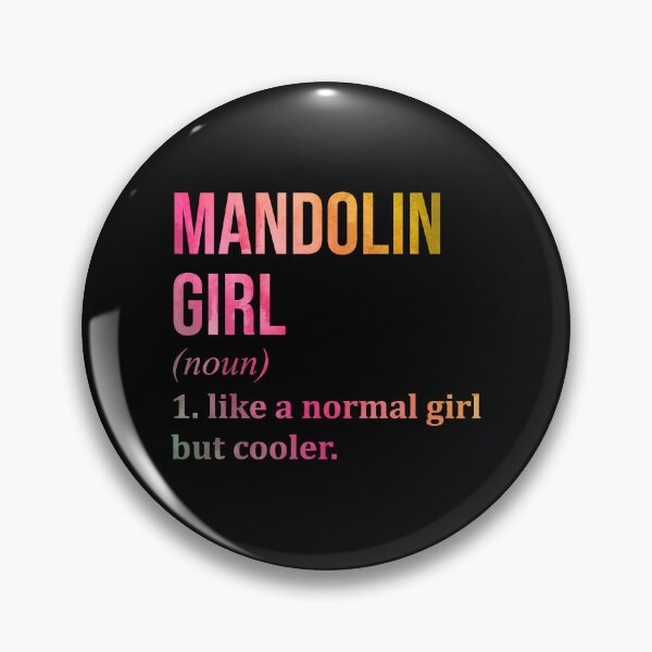 Item preview, Mandolin Girl Definition Mandolin in Watercolor designed and sold by XCIV.