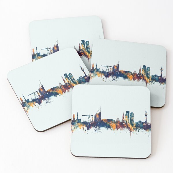 Artikelvorschau, Bremerhaven Deutschland Skyline entworfen und verkauft von ArtPrints.