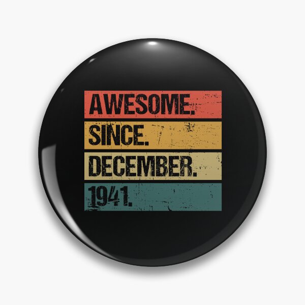 Item preview, Awesome Since December 1941 | Made In 1941 | Vintage December 1941 designed and sold by Christina-grich.