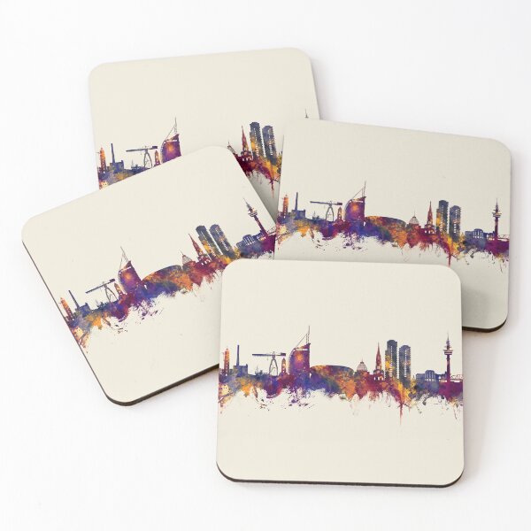 Artikelvorschau, Bremerhaven Deutschland Skyline entworfen und verkauft von ArtPrints.