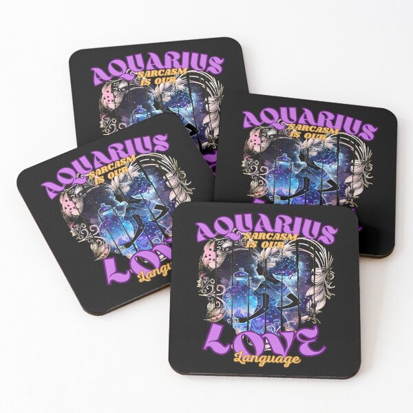 Item preview, Aquarius: Sarcasm Is Our Love Language. aquarius star sign designed and sold by ZodiacWonders.