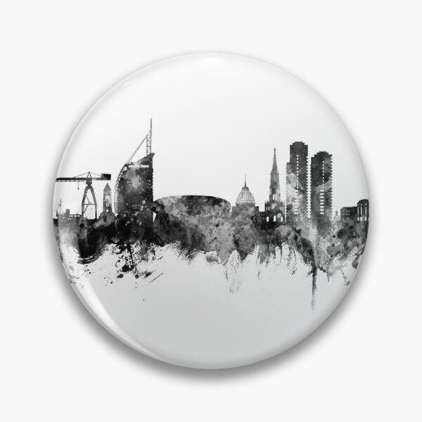 Artikelvorschau, Bremerhaven Deutschland Skyline entworfen und verkauft von ArtPrints.