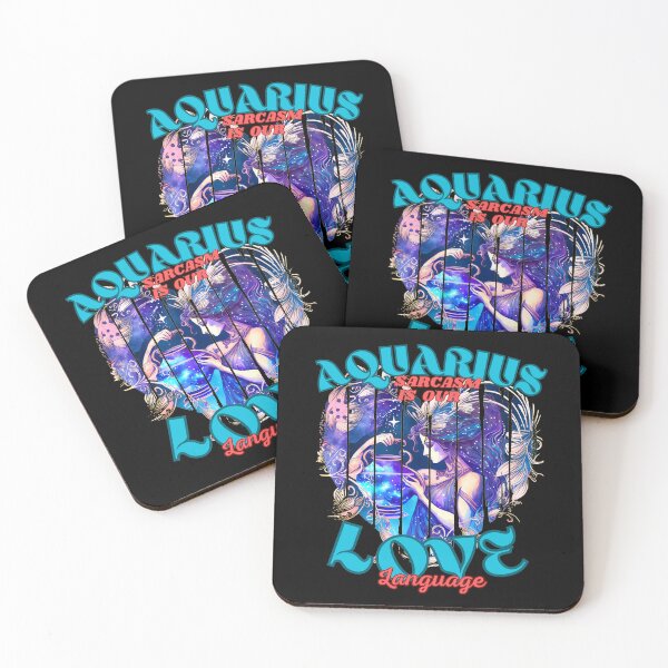 Item preview, Aquarius: Sarcasm Is Our Love Language. aquarius constellation designed and sold by ZodiacWonders.