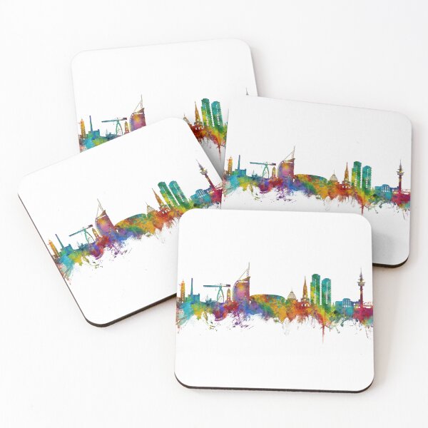 Artikelvorschau, Bremerhaven Deutschland Skyline entworfen und verkauft von ArtPrints.