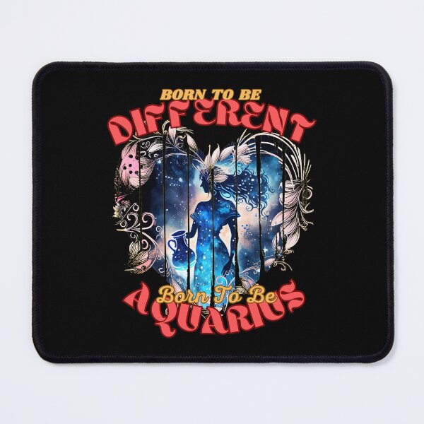 Item preview, Born To Be Different, Born To Be Aquarius. Aquarius astrology designed and sold by ZodiacWonders.