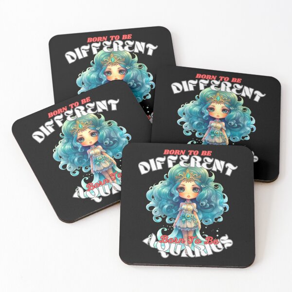 Item preview, Born To Be Different, Born To Be Aquarius. cute aquarius designed and sold by ZodiacWonders.