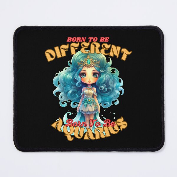 Item preview, Born To Be Different, Born To Be Aquarius. aquarius january designed and sold by ZodiacWonders.