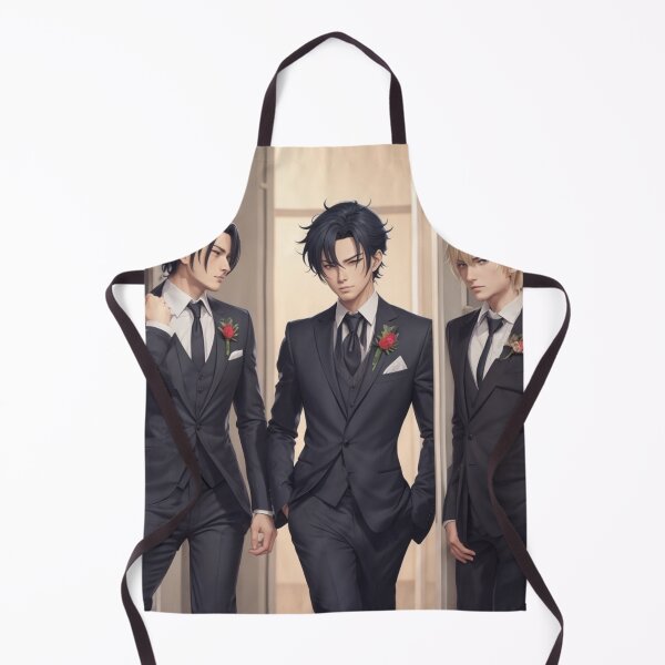 Item preview, men in suites - anime style designed and sold by mikaws.