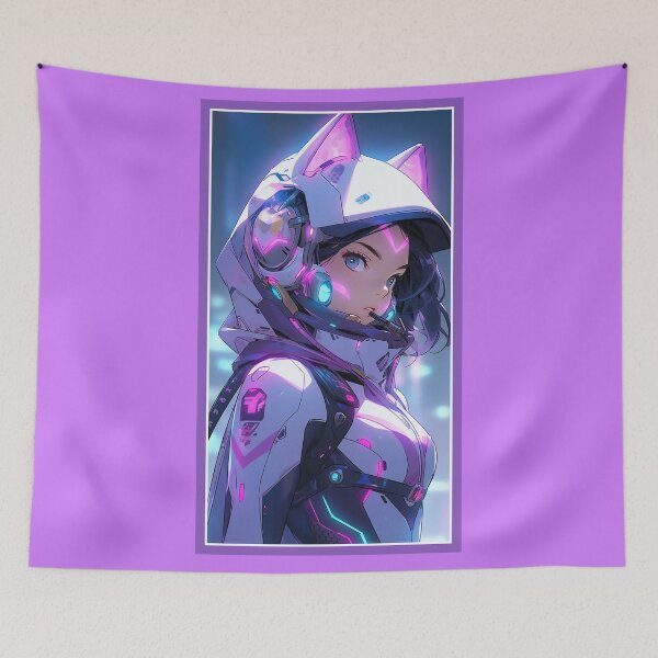 Item preview, Chica gato anime | Ilustraciones de anime de calidad | Arte Manga Anime designed and sold by AlNoah.