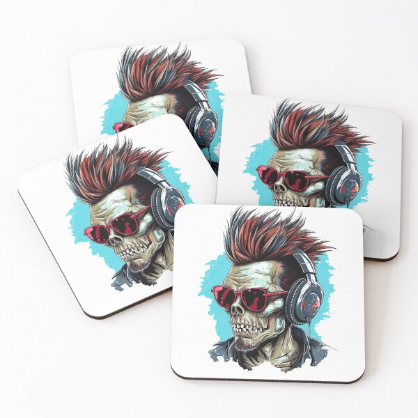 Item preview, Punk Skull Musician Fantasy Art designed and sold by eyestetix.