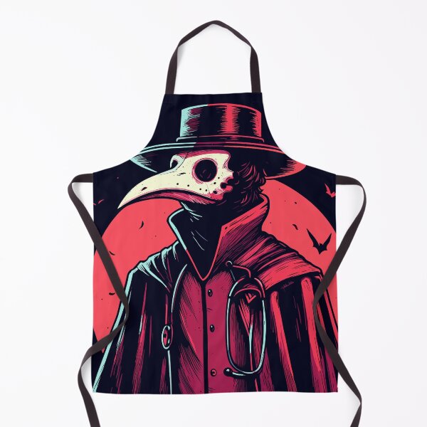 Item preview, Spooky plague doctor designed and sold by TomFrontierArt.