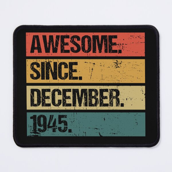Item preview, Awesome Since December 1945 | Made In 1945 | Vintage December 1945 designed and sold by Christina-grich.