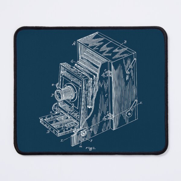 Item preview,  Vintage woood large format  camera patent blueprint design designed and sold by BRU Design.