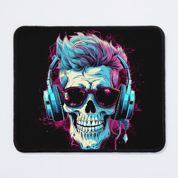 Item preview, Punk Skull Musician Fantasy Art 3 designed and sold by eyestetix.
