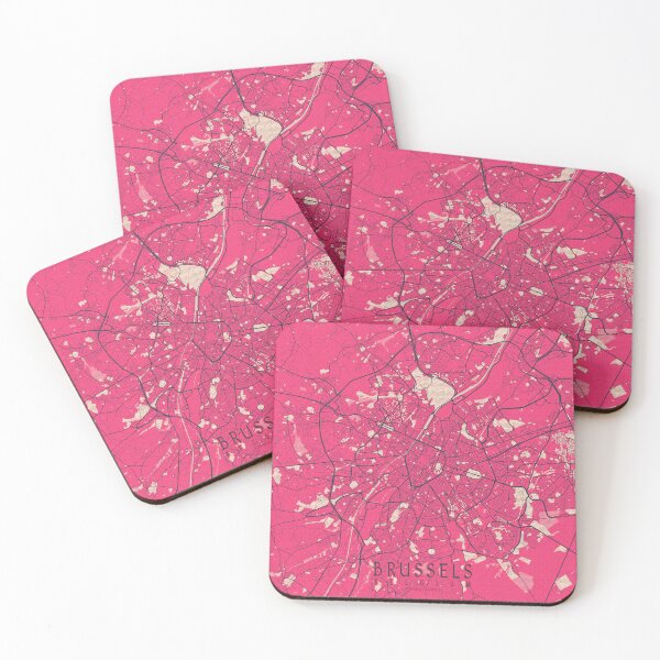 Item preview, Brussels City Map of Belgium - Blossom designed and sold by deMAP.
