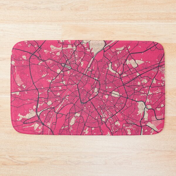 Item preview, Brussels City Map of Belgium - Blossom designed and sold by deMAP.