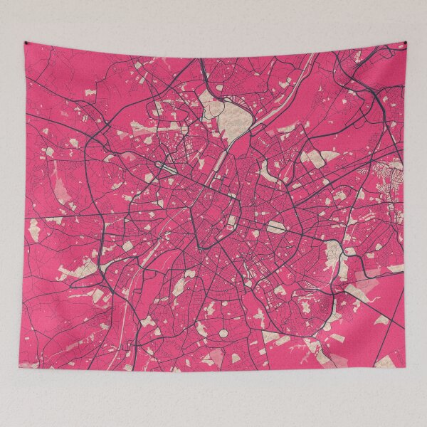 Item preview, Brussels City Map of Belgium - Blossom designed and sold by deMAP.