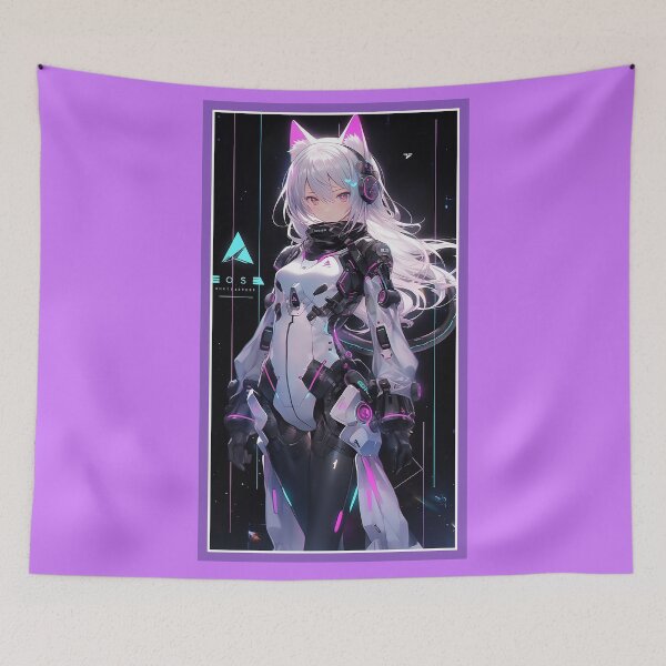 Item preview, Chica gato anime | Ilustraciones de anime de calidad | Arte Manga Anime designed and sold by AlNoah.