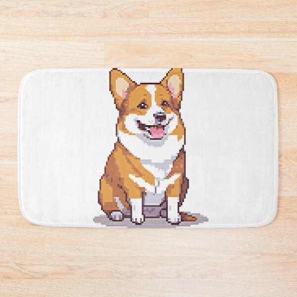 Aperçu de l'œuvre Joyeux Corgi PixelArt créée et vendue par Buzz126.