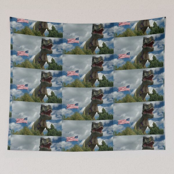 Item preview, Flag and Dinosaur at Cedar Point. designed and sold by Billlee.