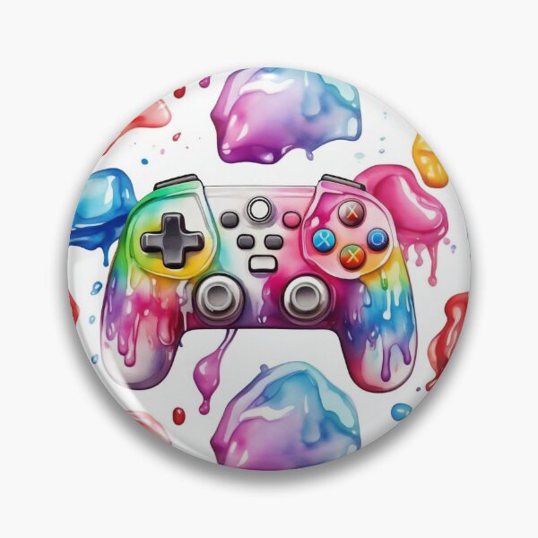 Item preview, Video Game Controller Watercolour Dripping designed and sold by druidwolfart.