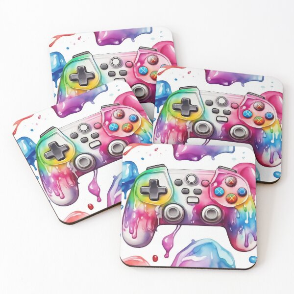 Item preview, Video Game Controller Watercolour Dripping designed and sold by druidwolfart.