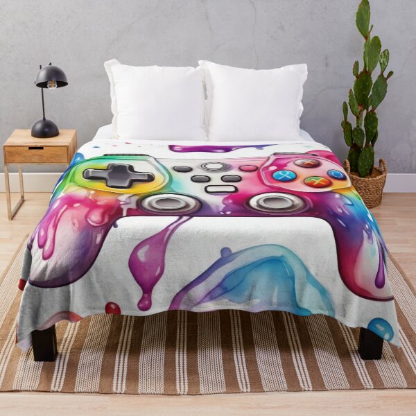 Item preview, Video Game Controller Watercolour Dripping designed and sold by druidwolfart.